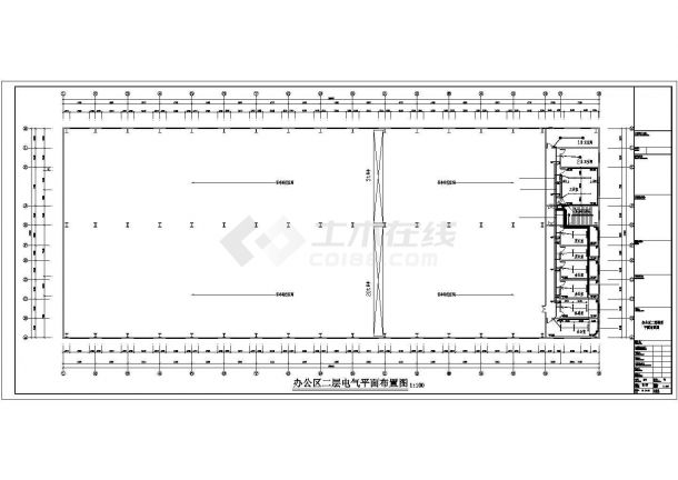 某厂房工程电气设计施工图（共8张）-图二