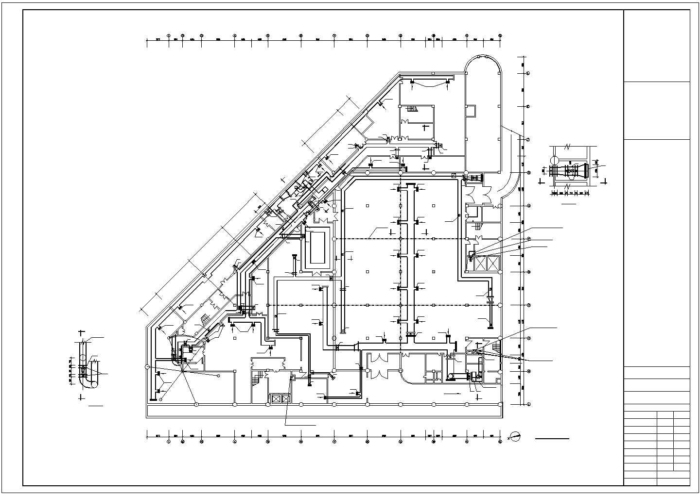 【鞍山】某广场放排烟系统设计施工图