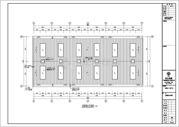 某地6层钢结构体育馆建筑施工图-图二