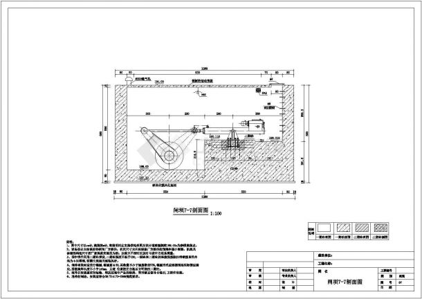 某地景观钢坝CAD设计图-图二