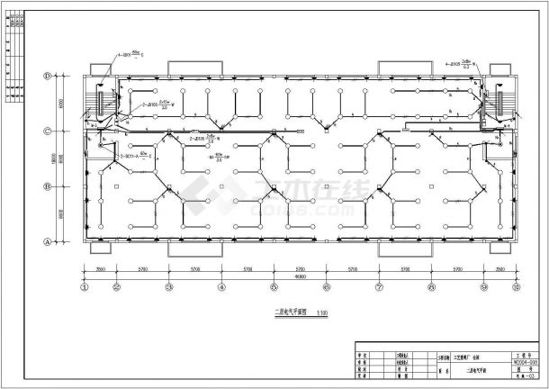 某地厂房车间电气设计施工图(含设计说明)-图二