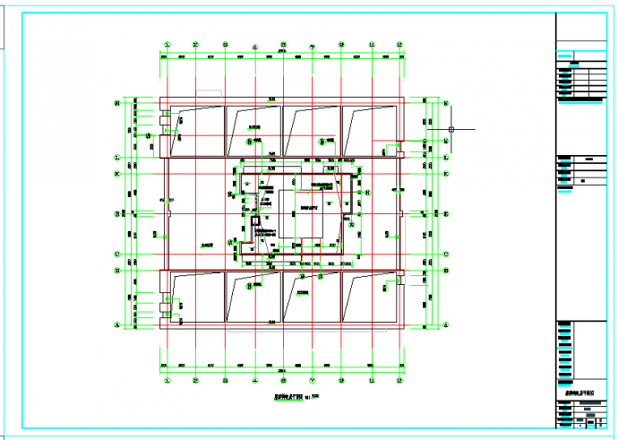 20层框剪结构商务办公楼及裙房结构施工图（含建筑图 审查回复）_图1