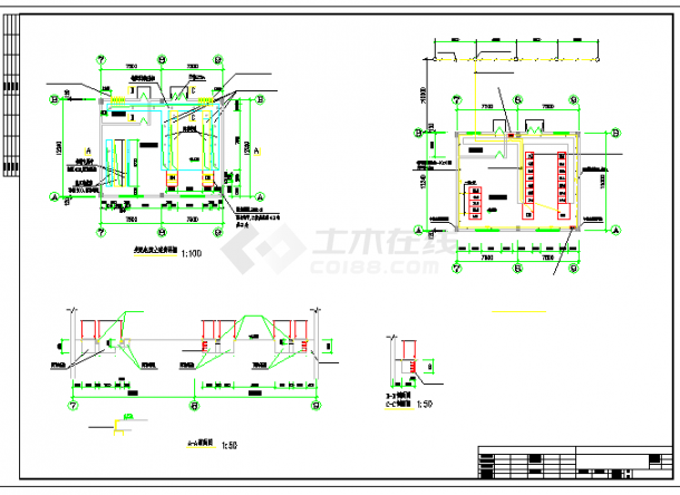 某地机械工厂变电所设计施工图（全集）-图二