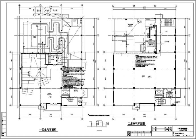 某地工业厂房电气设计图（共6张）_图1