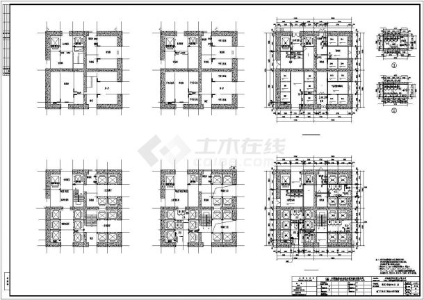 【西安】绿地中心B座建筑、结构施工图纸-图二
