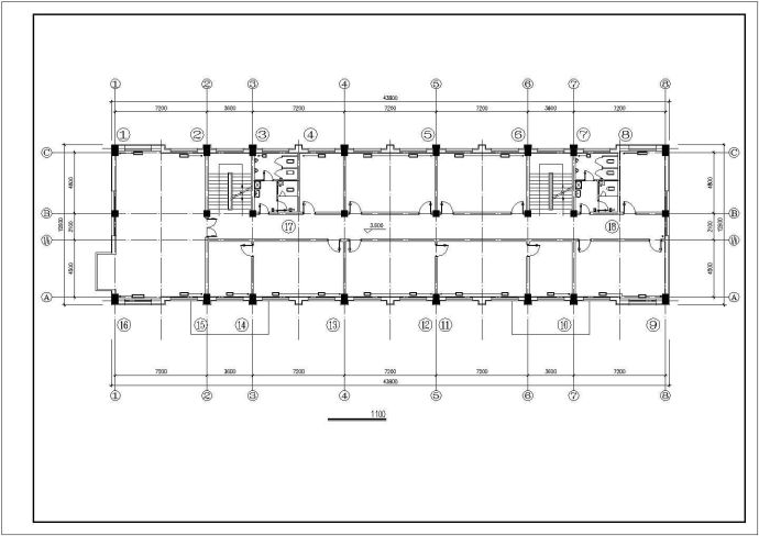 某地三层办公楼采暖设计施工图（共5张）_图1