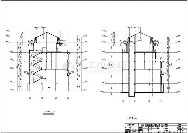 唐式六层商业古建筑CAD规划参考图-图二