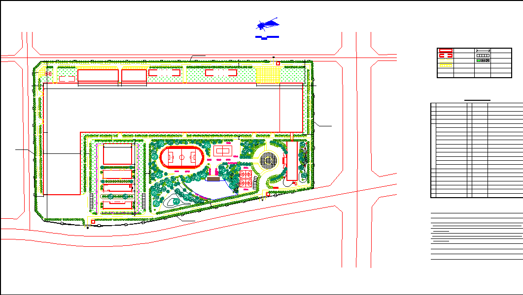 【成都】某科技园绿化工程设计施工图