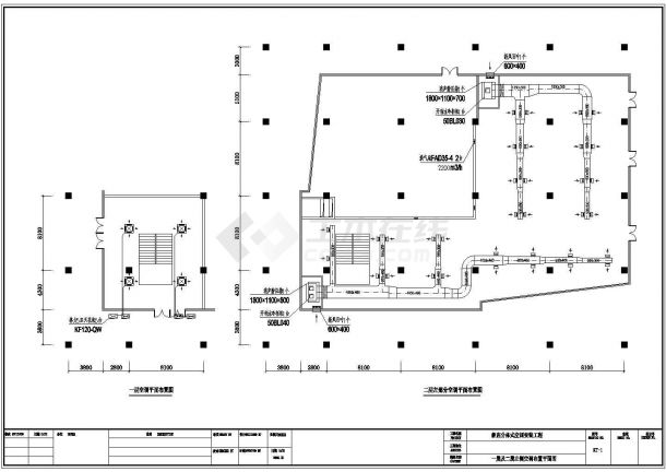 某地商场中央空调设计施工图（含设计说明）-图一