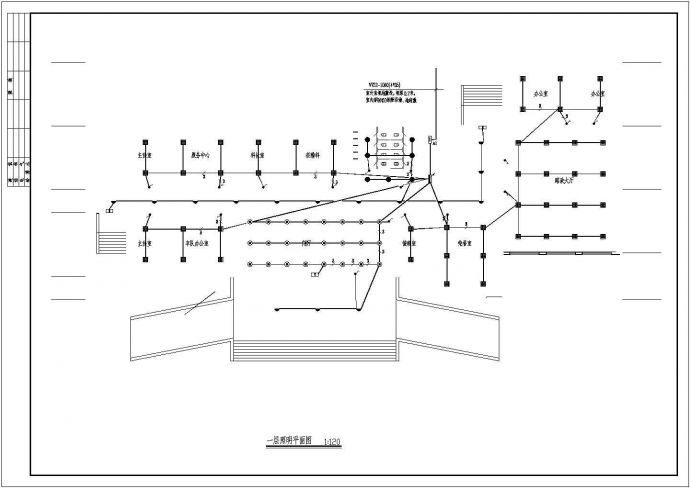 某地综合楼配电设计系统图（含设计说明）_图1