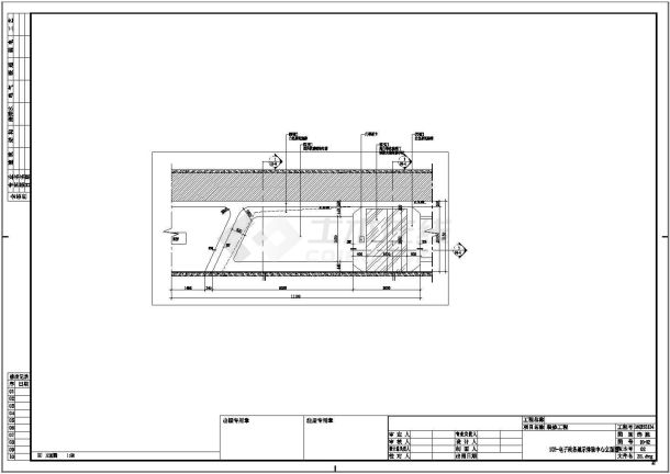 【江西】现代互联网展示体验中心及办公区室内设计CAD施工图（附全套方案）-图二