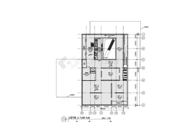 商业综合体A-FP平面CAD图.dwg-图一