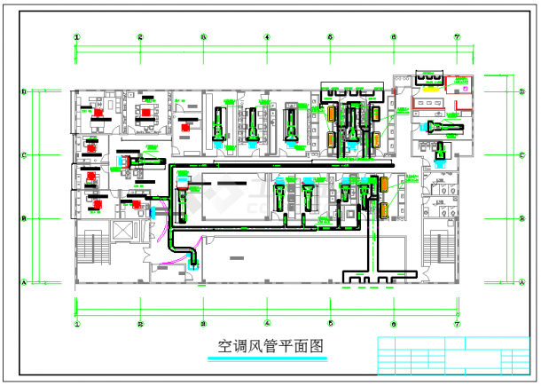 【南京】某医药实验室空调设计图纸-图一
