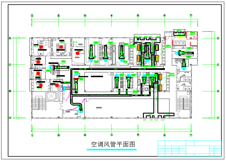 【南京】某医药实验室空调设计图纸