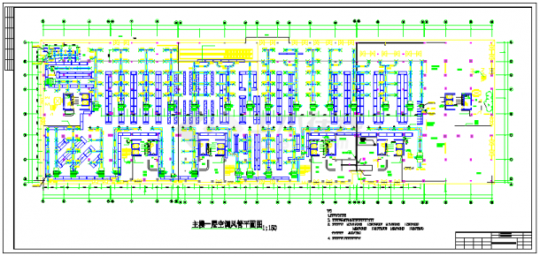 【福建】某建材超市空调系统设计图纸-图一