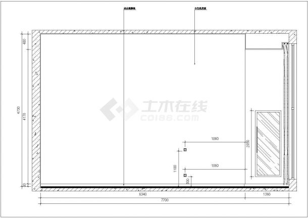 【上海】loft风格183平公寓室内装修施工图-图二