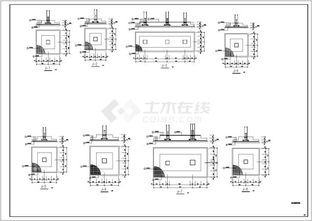 某多层框架结构厂房及办公楼建筑设计图和结构设计图-图二