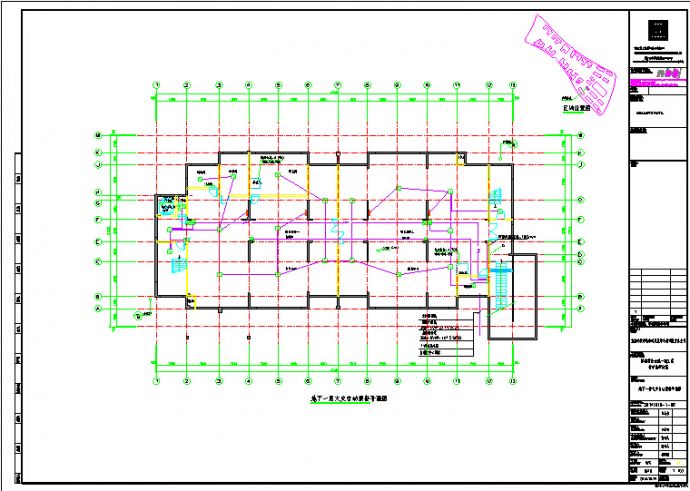 某省会大学公寓楼房电气设计详图_图1
