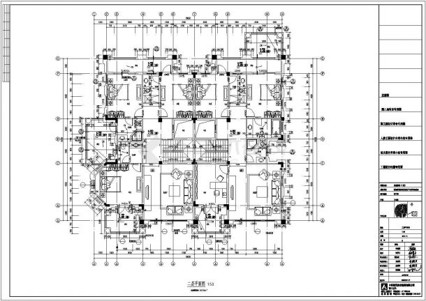 【清远市】双拼别墅建筑设计施工图纸-图二