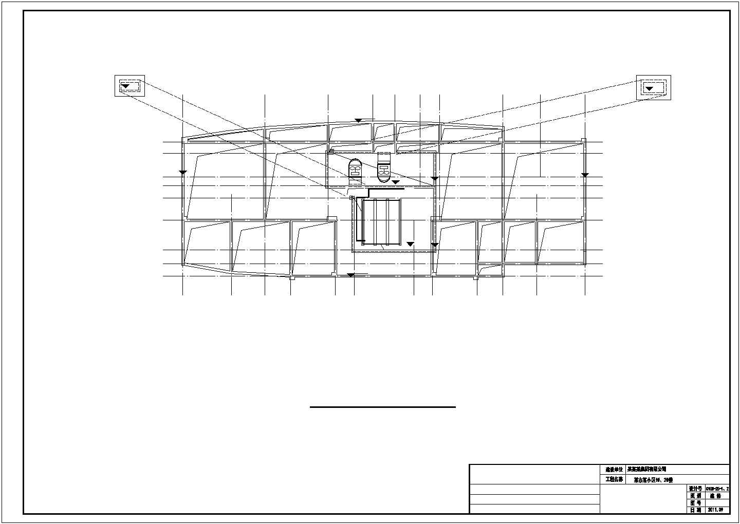 某商业住宅楼带人防地下室建筑设计施工图