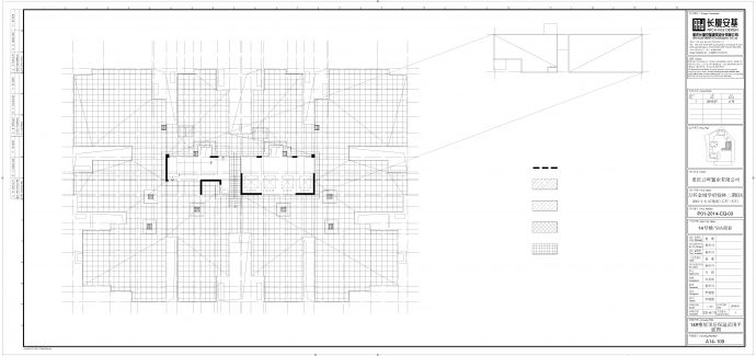 某商业建筑平面图（保温范围）CAD_图1