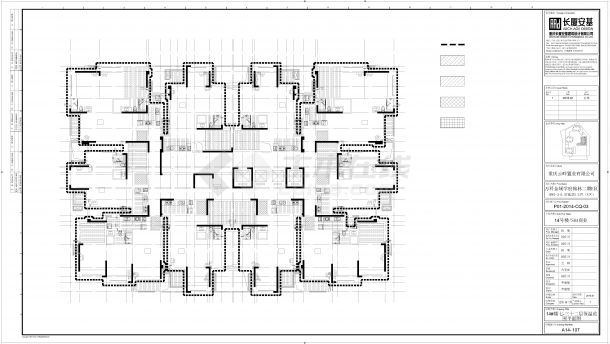 某商业建筑平面图（保温范围）CAD-图二