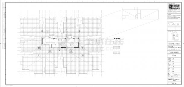 某建筑12号楼平面图（保温范围）CAD-图一