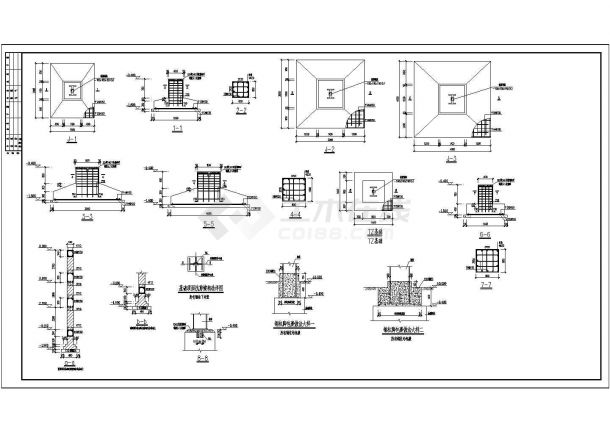 25米门式钢架厂房结构设计施工图（附局部2层钢框架）-图二