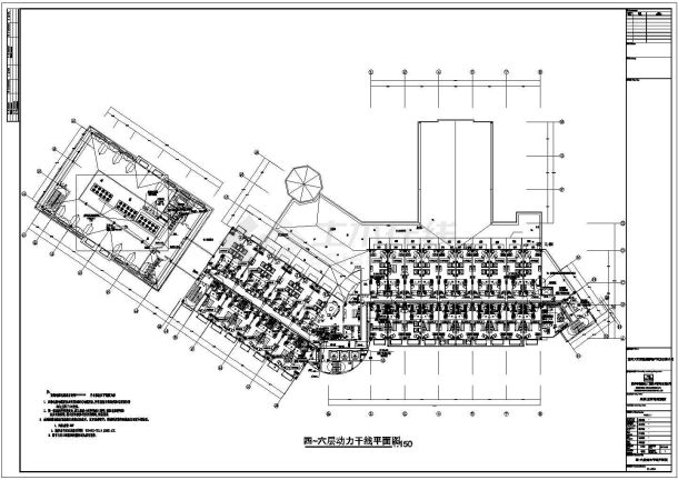 某地别墅酒店强弱电全套电气施工图-图二