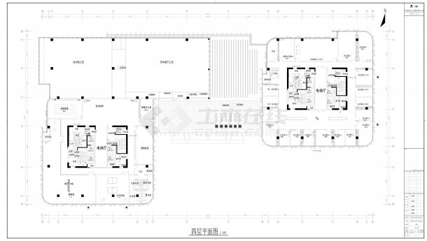 金越国际大厦内部楼层装修工程-- 厨房图 水专业-图二