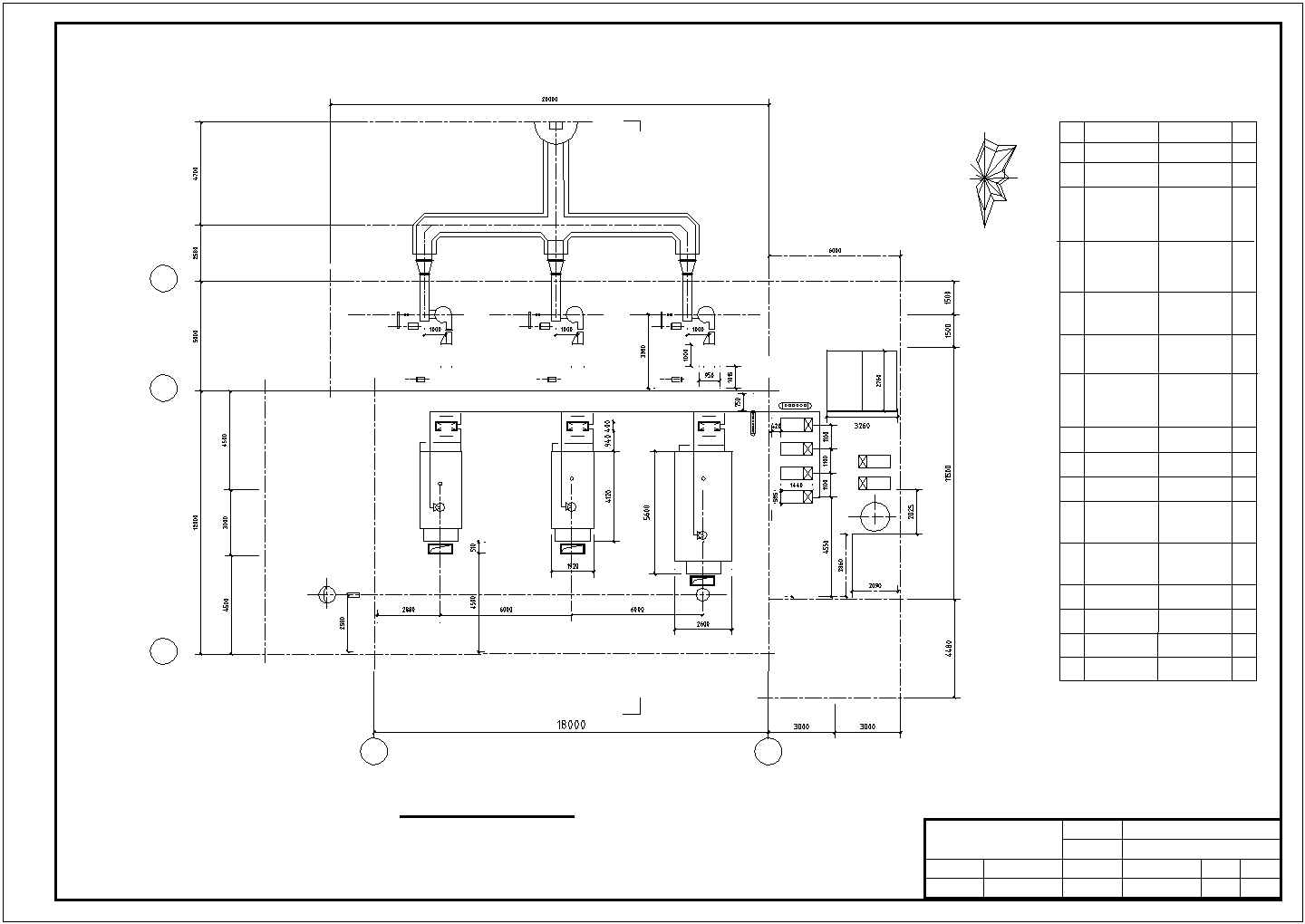 某锅炉房热源系统设计施工图纸