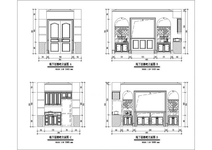 【北京】经典法式新古典两层别墅样板房施工图_图1