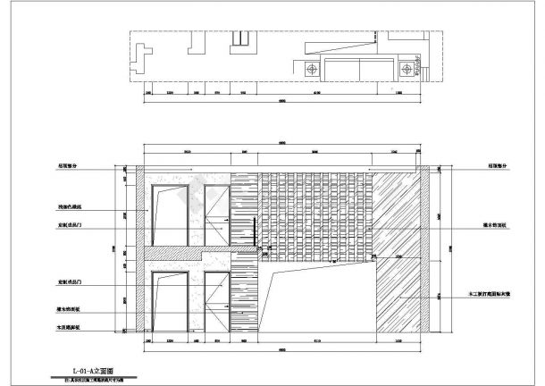 现代简约风格住宅室内装修施工图（附效果图 ）-图二