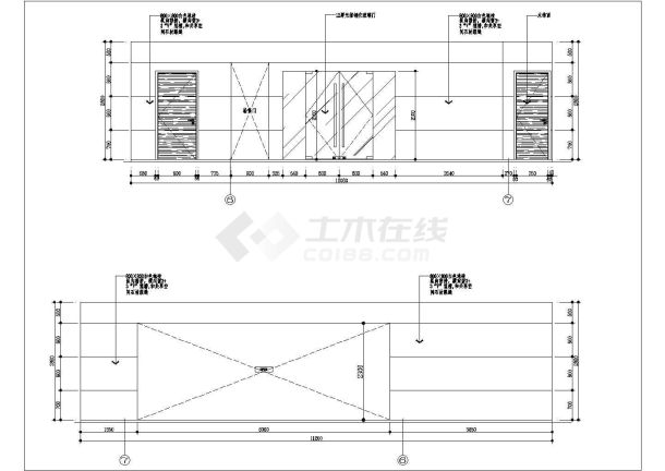 【江苏】甲级设计资质事务所设计豪华商业办公空间施工图（附效果图）-图二