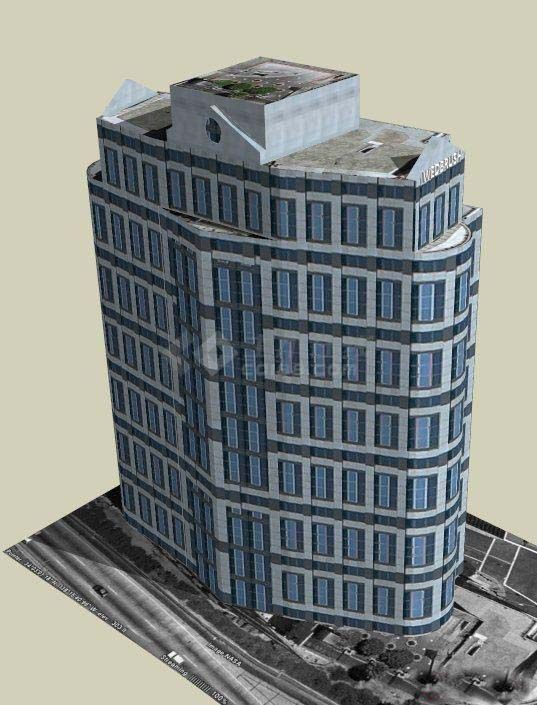 某证券公司建筑设计SU模型（不含施工图）-图一