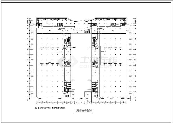 某地工业厂房详细电气平面图（全集）-图二