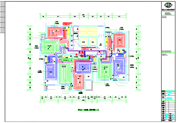 某地1#宿舍楼暖通系统设计施工图纸-图一