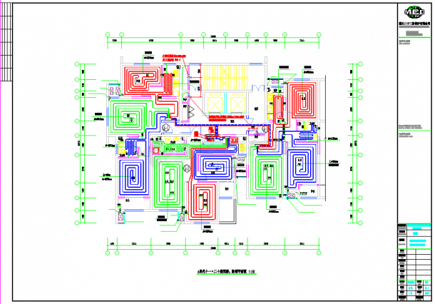 某地1#宿舍楼暖通系统设计施工图纸-图二