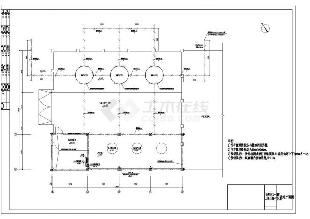 某地厂房车间电气设计图（共6张）-图一