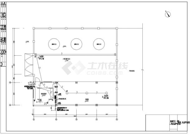 某地厂房车间电气设计图（共6张）-图二