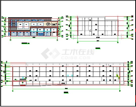 家乐福超市建筑CAD图-图二