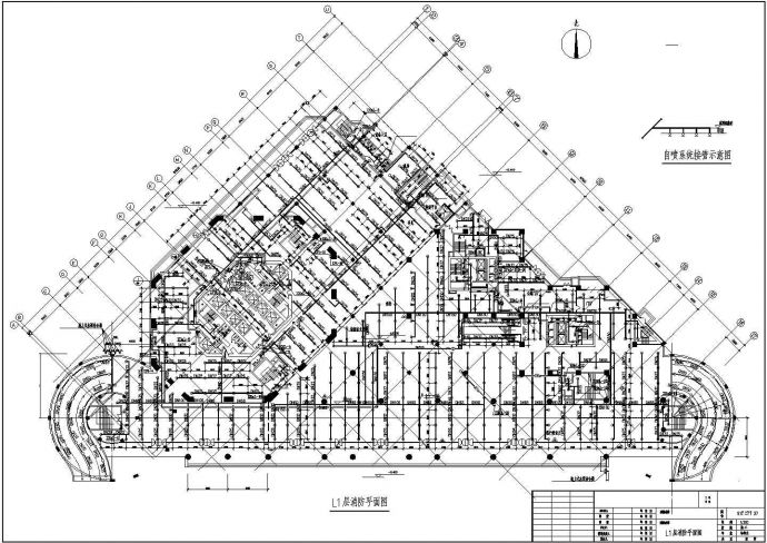 广西某大型商场给排水设计详细图纸_图1