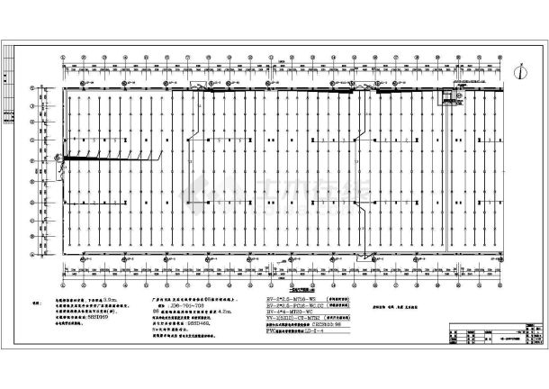 某地厂房车间电气设计图（共7张）-图一