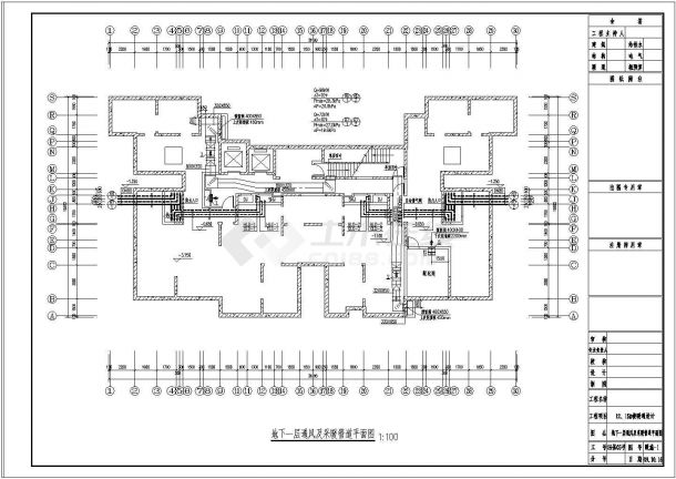 【哈尔滨】某高层住宅楼地暖设计施工图纸-图一