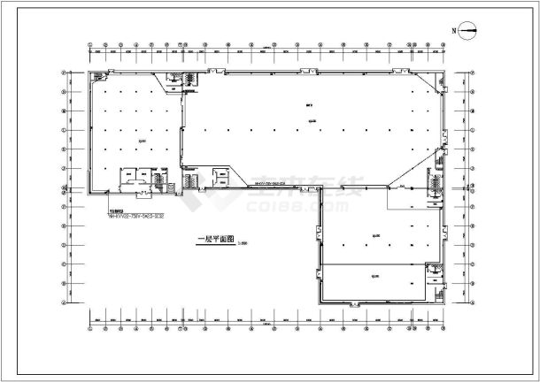 某大型厂房工程电气施工图（全集）-图一