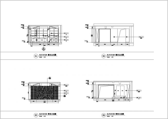 新中式风格三层带地下室别墅室内装修整套图纸（附效果图）_图1