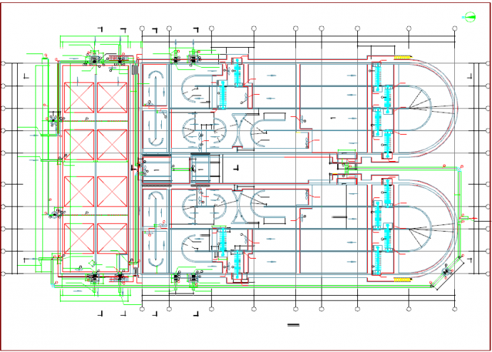 某工程氧化沟单体设计详细施工图（12张）_图1