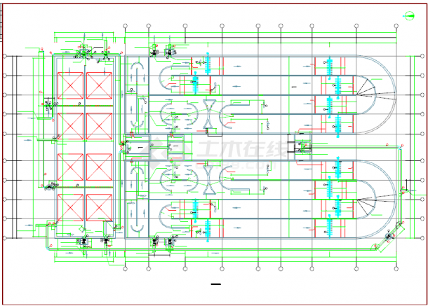 某工程氧化沟单体设计详细施工图（12张）-图二