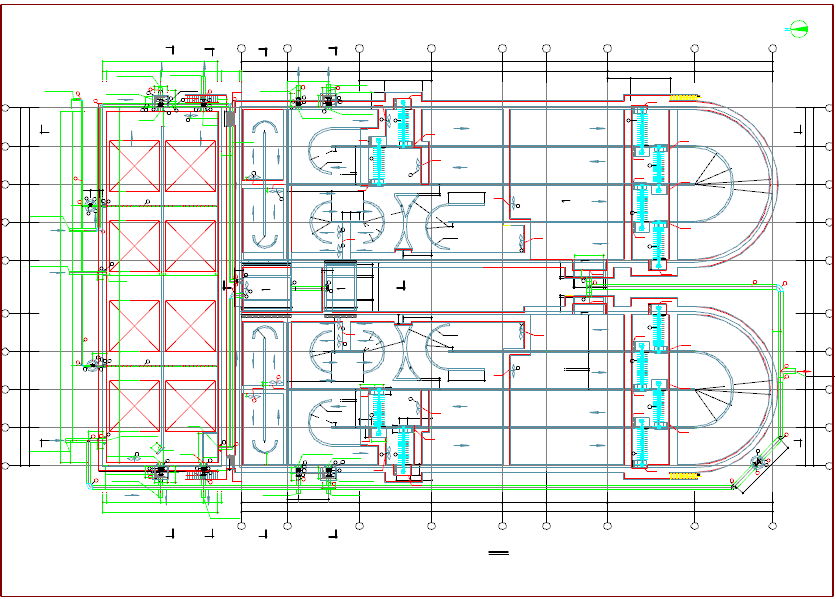 某工程氧化沟单体设计详细施工图（12张）
