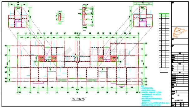 地上18层剪力墙结构住宅楼结构施工图纸-图一